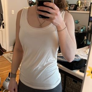 White tank top blouse